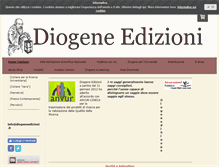 Tablet Screenshot of diogeneedizioni.it